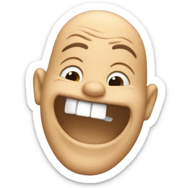 Laughing man sticker