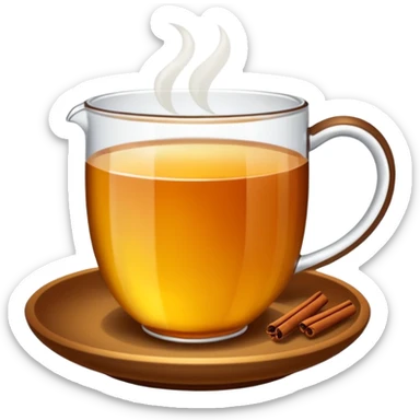 Ince uzun cay bardagi Ince belli bardakta cay fincan degil sticker