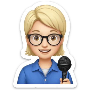 vlogger nice sticker
