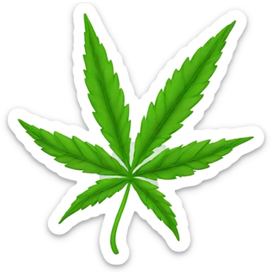 Weed joint sticker