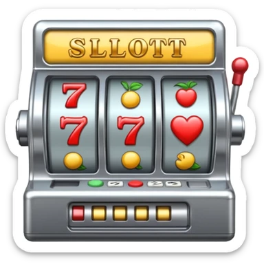 slot machine sticker