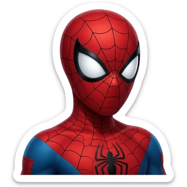 Spider man emoji sticker