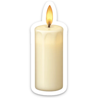 Decorative Wax Candle  sticker