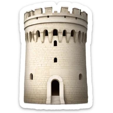 Thessaloniki white tower sticker