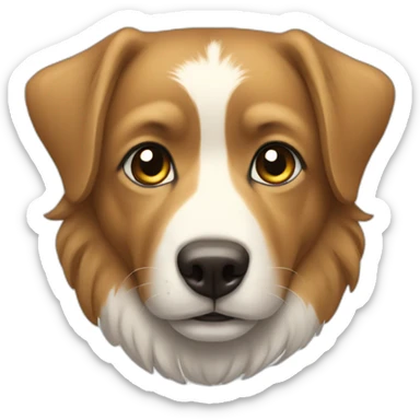 hundepfote hoch sticker