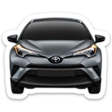 Toyota chr dark grey sticker