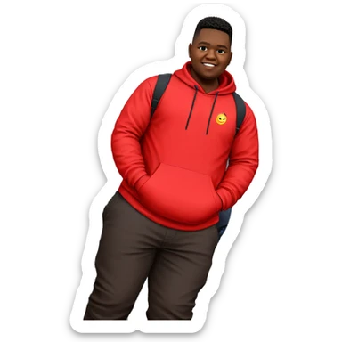 outdoor portrait of a boy sticker