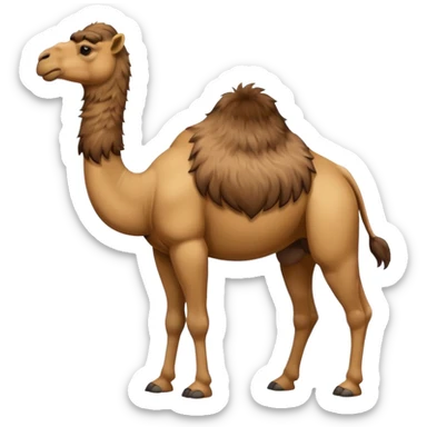 High resolution saudi camel sticker