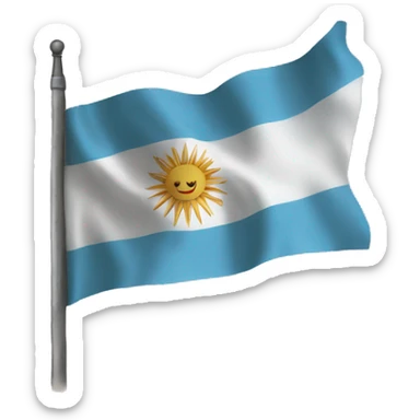Bandera de Santiago del Estero, Argentina  sticker