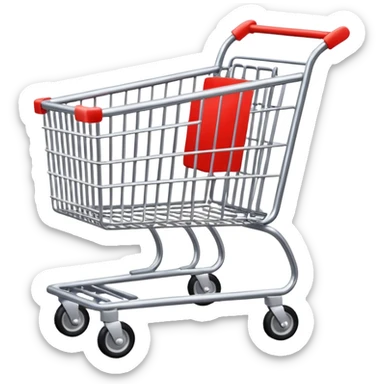 emoji for groceries like empty cart sticker