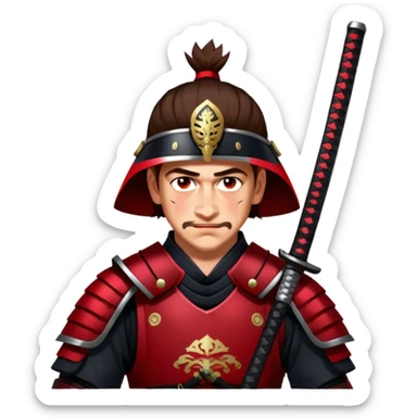 Fierce Samurai sticker