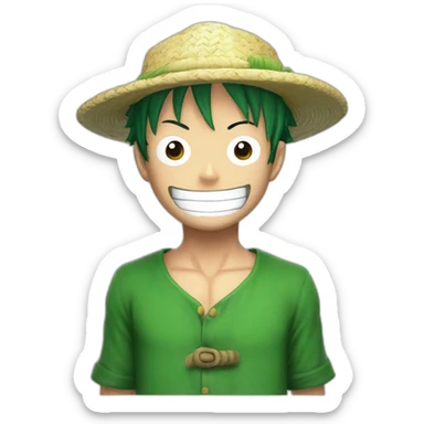 Luffy et zoro sticker
