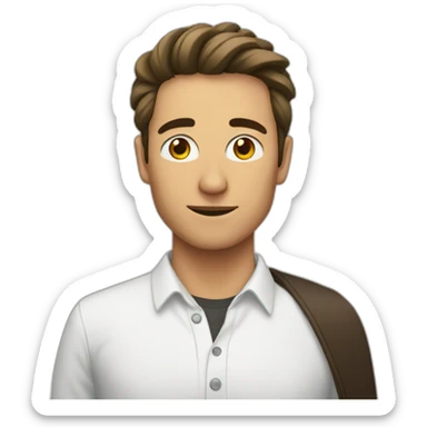 Pied sur un homme sticker