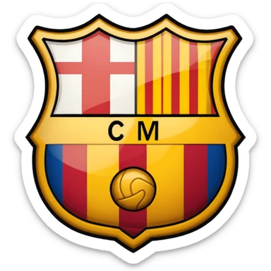 Barcelona logo sticker