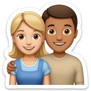 jack and jill Nursery Rhyme Character sticker