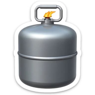 gas cylinder sticker