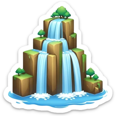 waterfall chart sticker