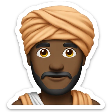 Person with turban sticker