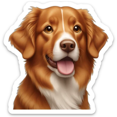Nova scotia duck tolling retriever sticker