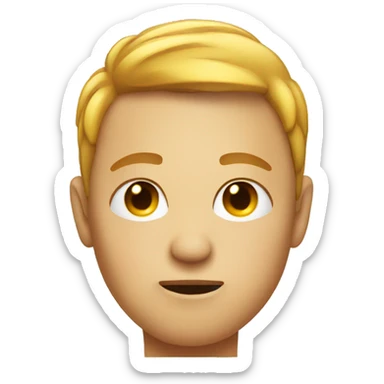 Face with sweat sticker