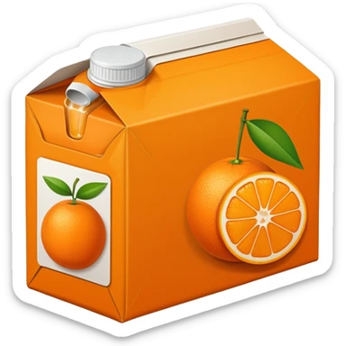 juice tetrapack sticker