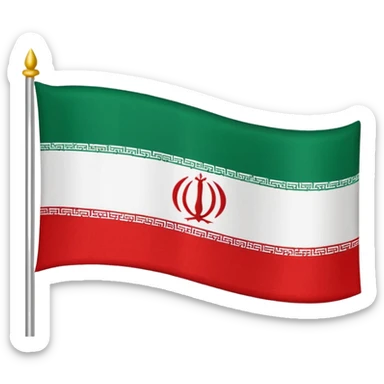 Flag of Iran qajar aga Mohammad khan  sticker