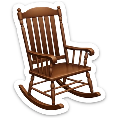 rocking chair sticker