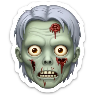 cold zombie sticker