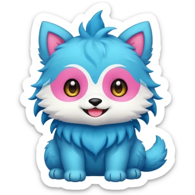 Chibi Cool Kawaii Creature by griffsnuff sticker