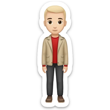 full-length albanian sticker