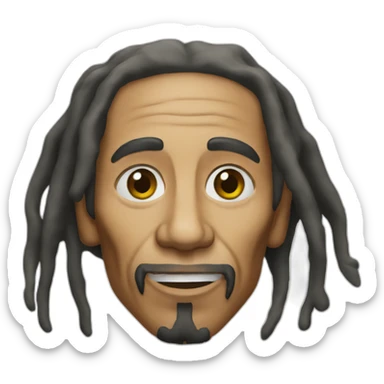 Old bob marley sticker