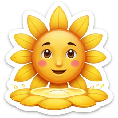 Sunlight light just light not sun beam of light  sticker