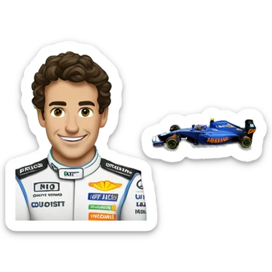  F1 miami circuit with Lando Norris  sticker