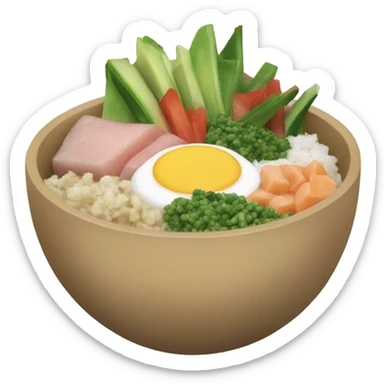 poke bowl sticker