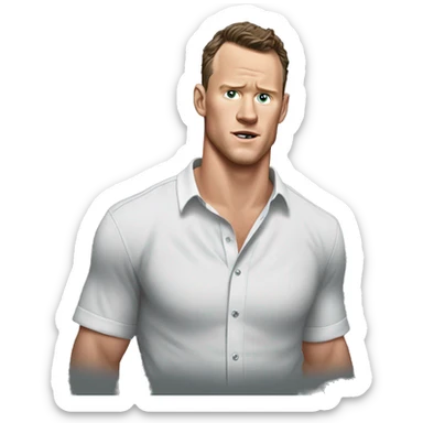 Jonathan Toews shirt unbuttoned sticker