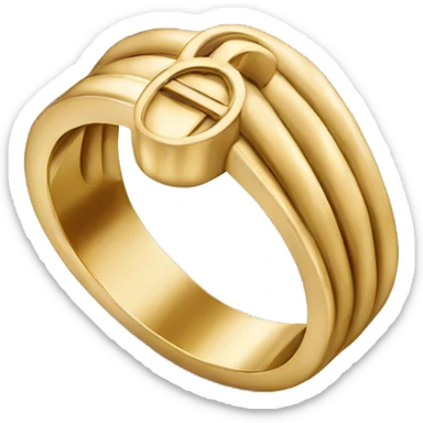 cartier gold ring sticker