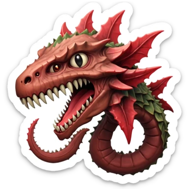 Stranger things 5 demogorgon sticker