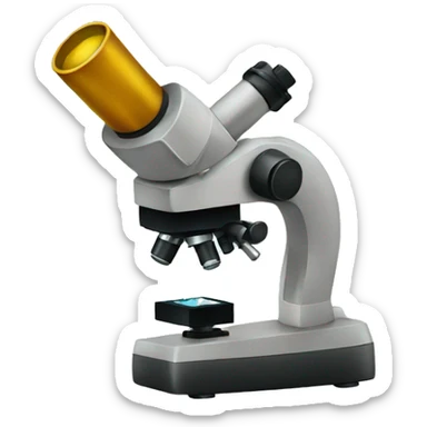 a microscope sticker