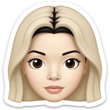 If white Michael jackson and Miranda Cosgrove had a baby sticker