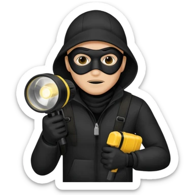 Burglar sticker
