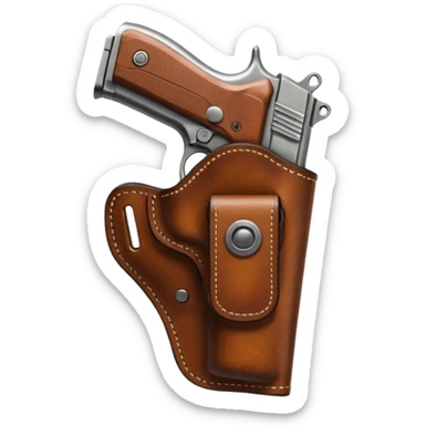 Gun Holster sticker