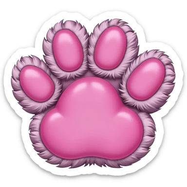cat paw sticker
