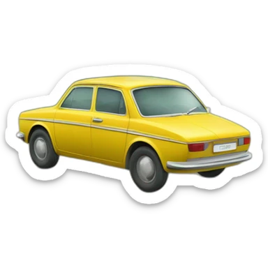 Voiture de Center Parcs Gary à côté de Center Parcs sticker