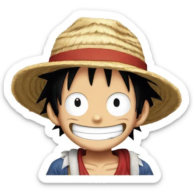 Monkey D Luffy sticker