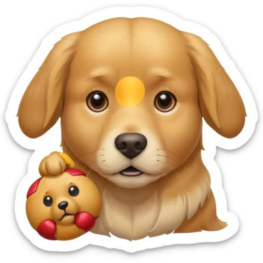 Boredom / Restlessness dog picture sticker