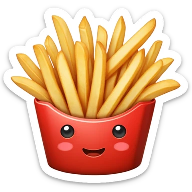 Steak frites  sticker
