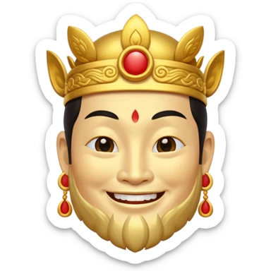 Chinese God of Wealth sticker