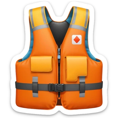 life vest sticker
