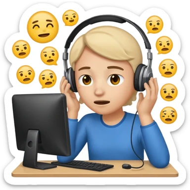 Creat and emoji of the famous video "please speed I need this" sticker