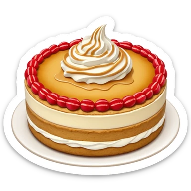 kurabiye ezmeli cheesecake sticker